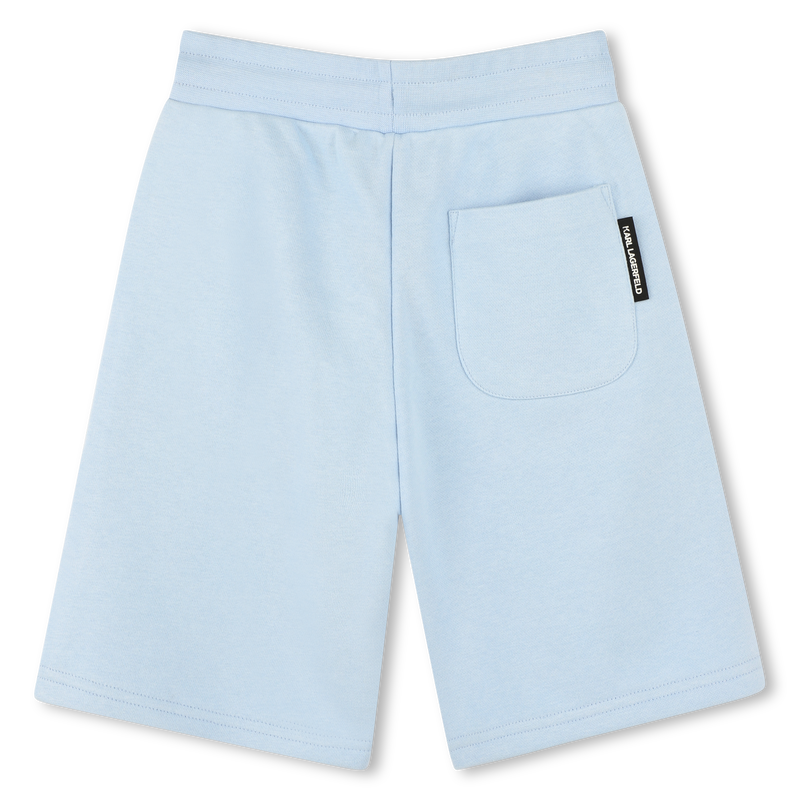 Bermudas el&aacute;sticas de algod&oacute;n KARL LAGERFELD KIDS 
                        NI&Ntilde;O