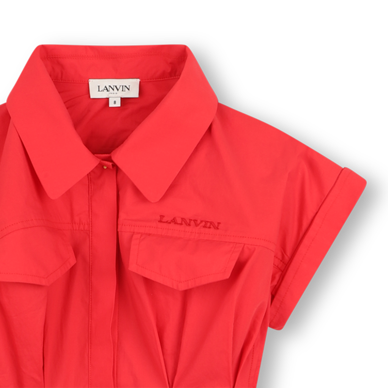 VESTIDO CAMISERO LANVIN 
                        NI&Ntilde;A