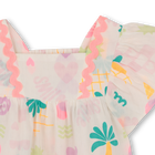 Blusa manga corta con volantes BILLIEBLUSH 
                    NI&Ntilde;A