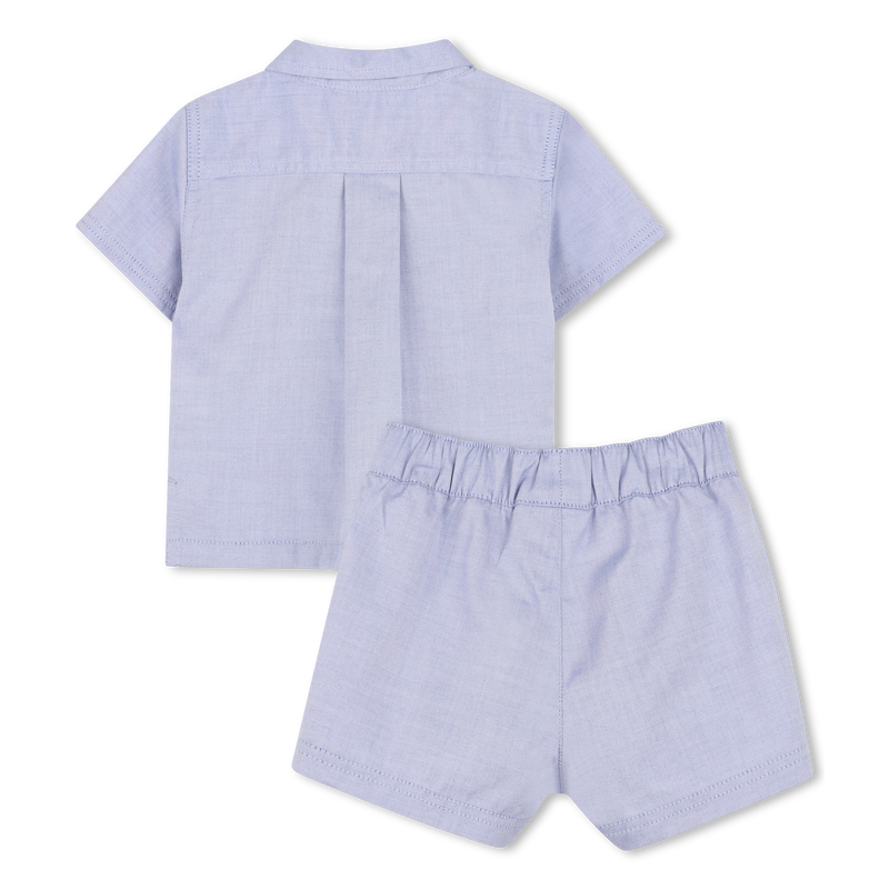 CONJUNTO CAMISA + PANTAL&Oacute;N CORTO BOSS 
                        NI&Ntilde;O