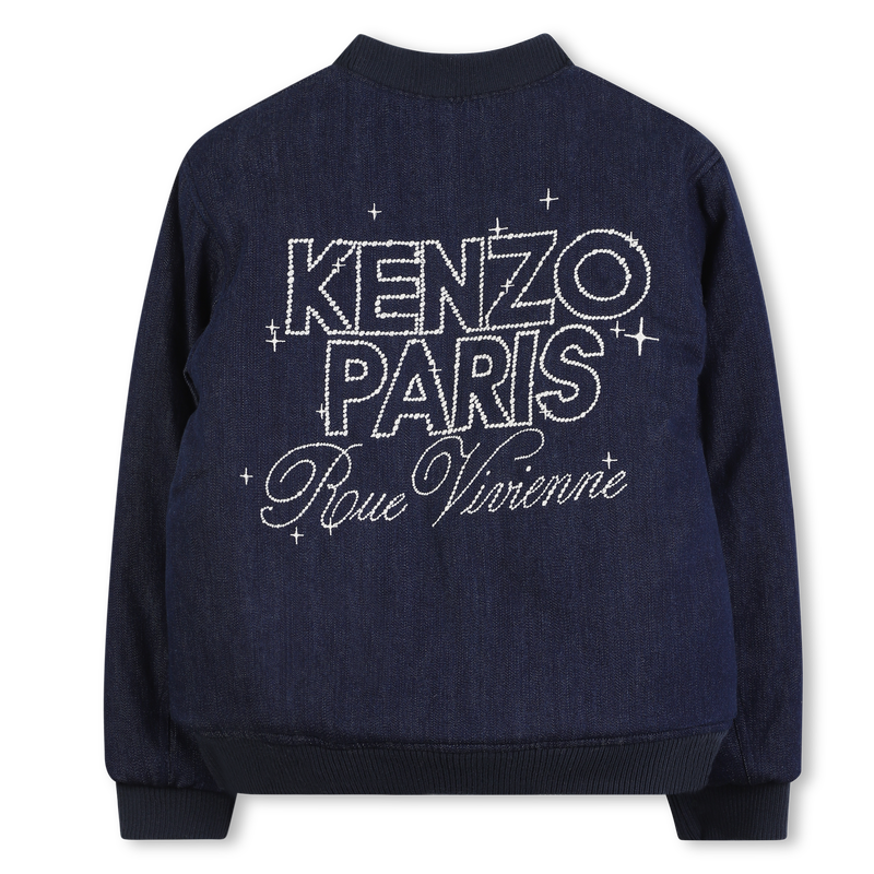 Chaqueta reversible con cierre de cremallera KENZO KIDS 
                        UNISEXO
