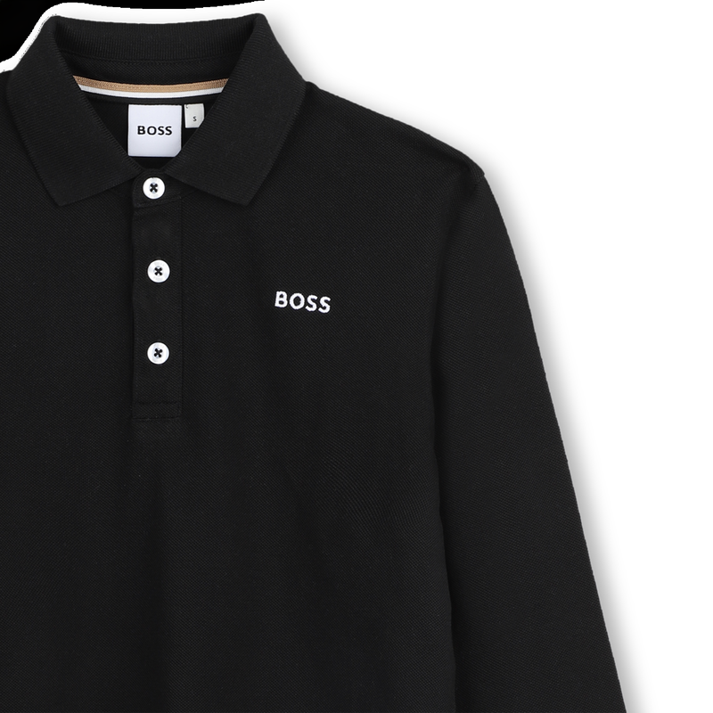 Polo de manga larga BOSS 
                        NI&Ntilde;O