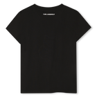 Camiseta de manga corta KARL LAGERFELD KIDS 
                    NI&Ntilde;A