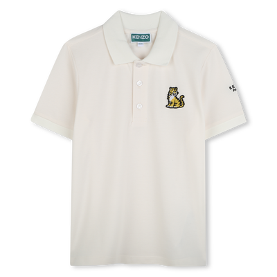 Polo algod&oacute;n de manga corta KENZO KIDS UNISEXO