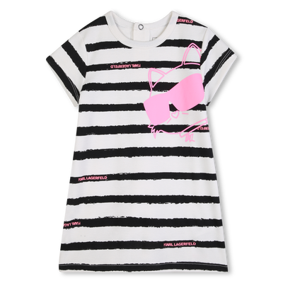 VESTIDO MANGA CORTA KARL LAGERFELD KIDS NI&Ntilde;A