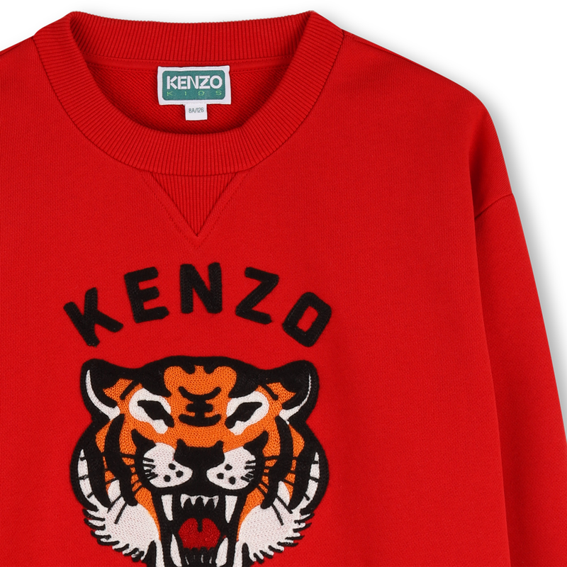 Sudadera de forro polar sin cepillar KENZO KIDS 
                        NI&Ntilde;O