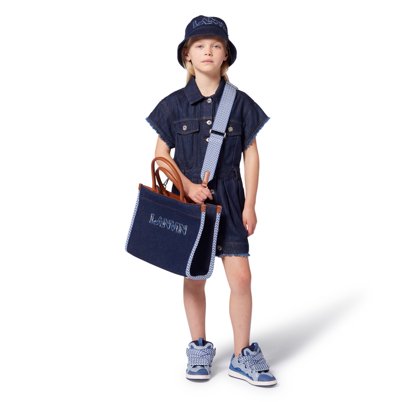 Gorro vaquero con la marca LANVIN 
                        NI&Ntilde;A