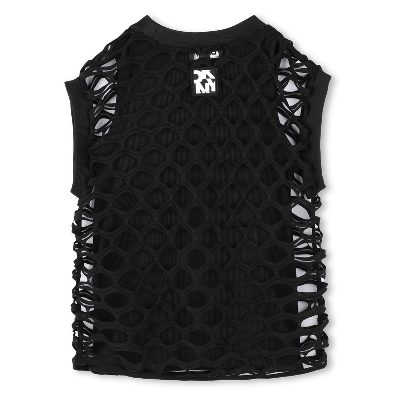 Camiseta bicolor 2 en 1 DKNY 
                        NI&Ntilde;A