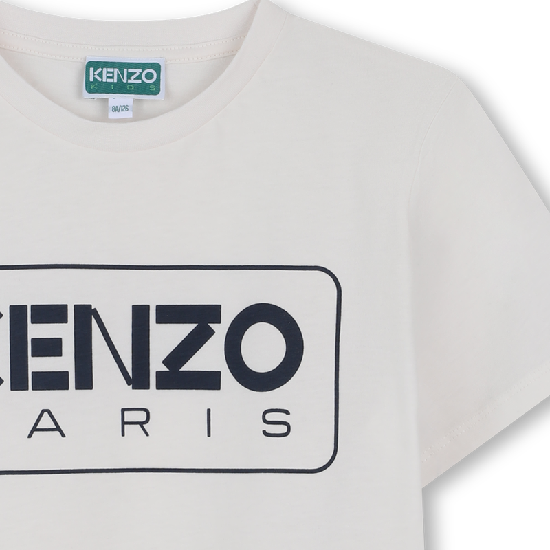 Camiseta manga corta y algod&oacute;n KENZO KIDS 
                        NI&Ntilde;O