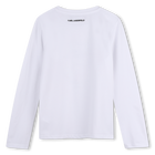 Camiseta de manga larga KARL LAGERFELD KIDS 
                    NI&Ntilde;A