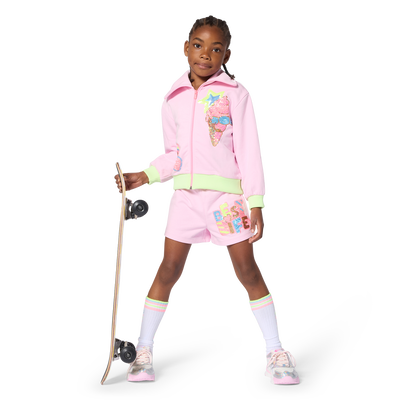 SUDADERA CON CAPUCHA CON CREMALLERA BILLIEBLUSH NI&Ntilde;A