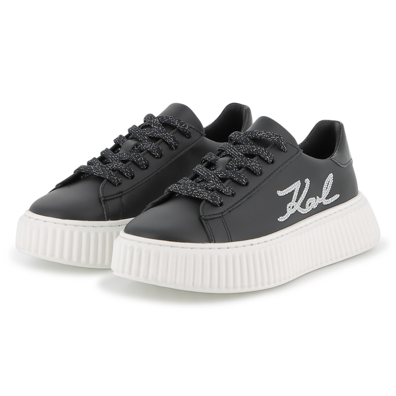 Zapatillas bajas con cordones KARL LAGERFELD KIDS 
                        NI&Ntilde;A