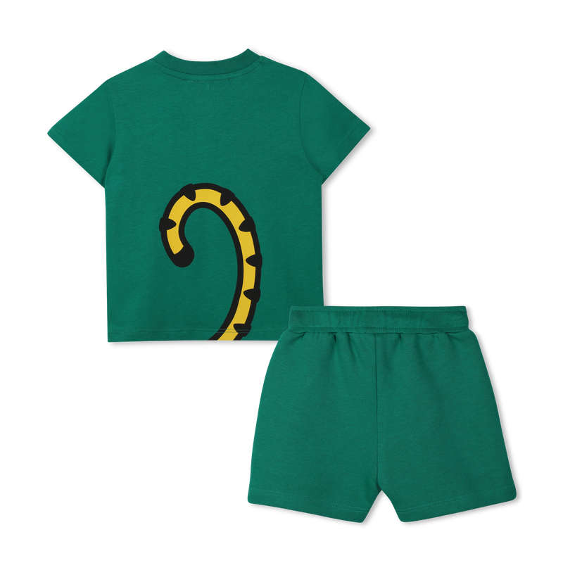 Conjunto camiseta y bermudas KENZO KIDS 
                        NI&Ntilde;O