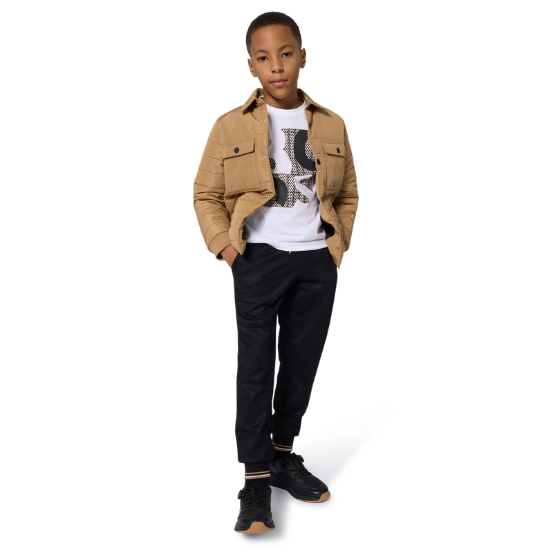 Chaqueta con cuello camisero BOSS 
                        NI&Ntilde;O