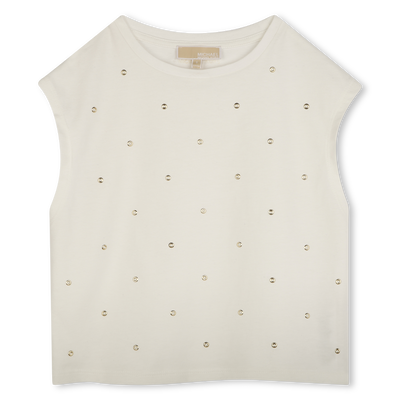 Camiseta algod&oacute;n de ceremonia MICHAEL KORS NI&Ntilde;A