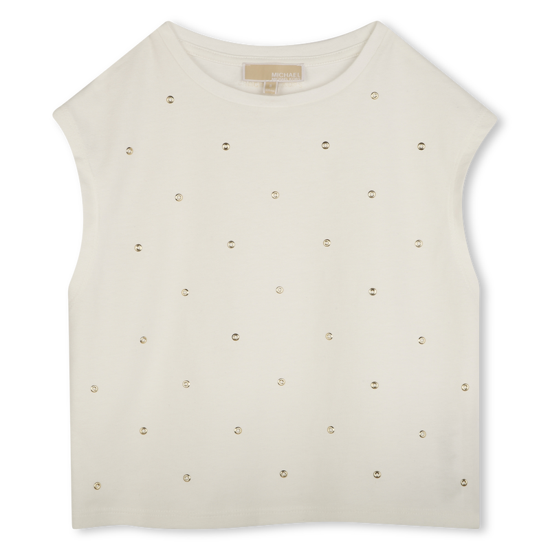 Camiseta algod&oacute;n de ceremonia MICHAEL KORS 
                        NI&Ntilde;A