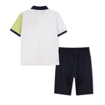 Polo y pantal&oacute;n de algod&oacute;n BOSS NI&Ntilde;O