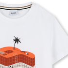 Camiseta algod&oacute;n y manga corta BOSS 
                    NI&Ntilde;O