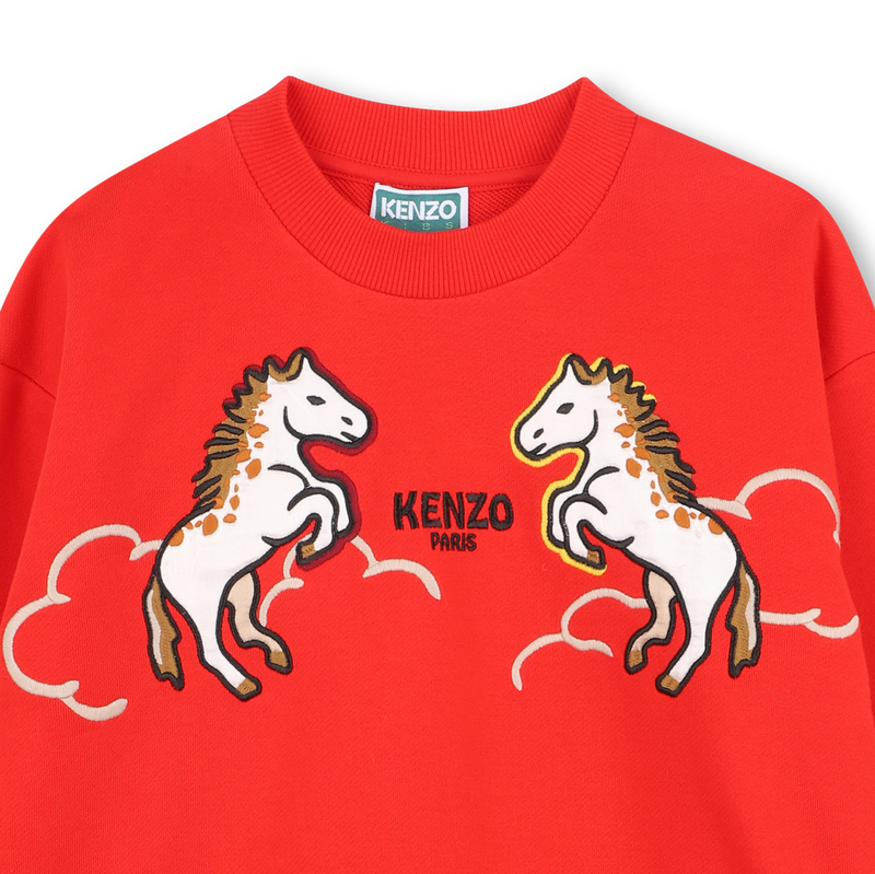 SUDADERA FLEECE KENZO KIDS 
                        NI&Ntilde;O