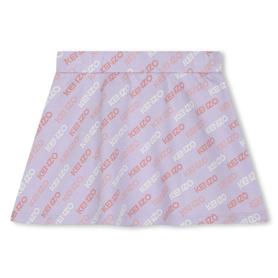 Falda acampanada con logo KENZO KIDS NI&Ntilde;A