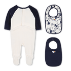 Pijama estampado y dos baberos TIMBERLAND 
                    NI&Ntilde;O