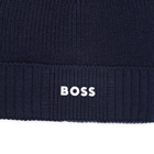 Gorro de punto con logo BOSS 
                    NI&Ntilde;O