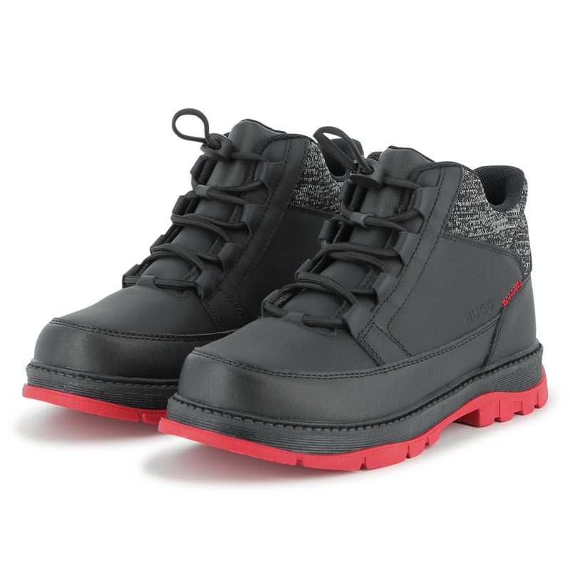 Botines con cordones HUGO 
                        NIÑO