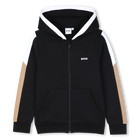 Sudadera con capucha, NEGRO, hi-res