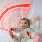 Manta de punto BILLIEBLUSH 
                    NI&Ntilde;A