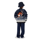 Chaqueta de forro polar esponjosa KENZO KIDS 
                    UNISEXO