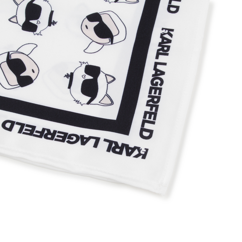 Pa&ntilde;uelo cuadrado y estampado KARL LAGERFELD KIDS 
                        NI&Ntilde;A