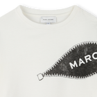 Camiseta de punto de algod&oacute;n MARC JACOBS 
                    NI&Ntilde;O