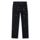 Pantalones de mezclilla cruda MARC JACOBS 
                    NI&Ntilde;A