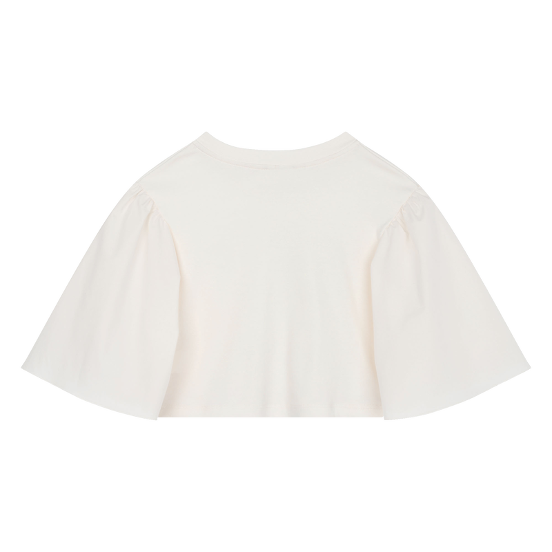 Camiseta con lazo y pedrer&iacute;a