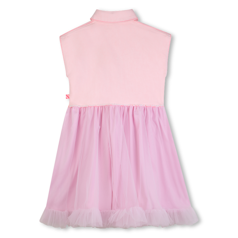 VESTIDO BIMATERIAL BILLIEBLUSH 
                        NI&Ntilde;A