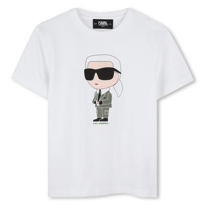 Camiseta de manga corta KARL LAGERFELD KIDS NI&Ntilde;O