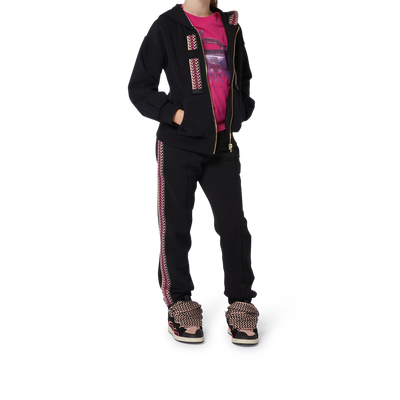 Sudadera cremallera y bordado LANVIN NI&Ntilde;A