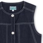 Chaqueta vaquera sin mangas KENZO KIDS 
                    NI&Ntilde;A