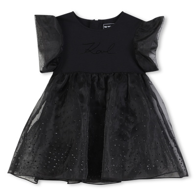 Vestido de manga corta KARL LAGERFELD KIDS NI&Ntilde;A
