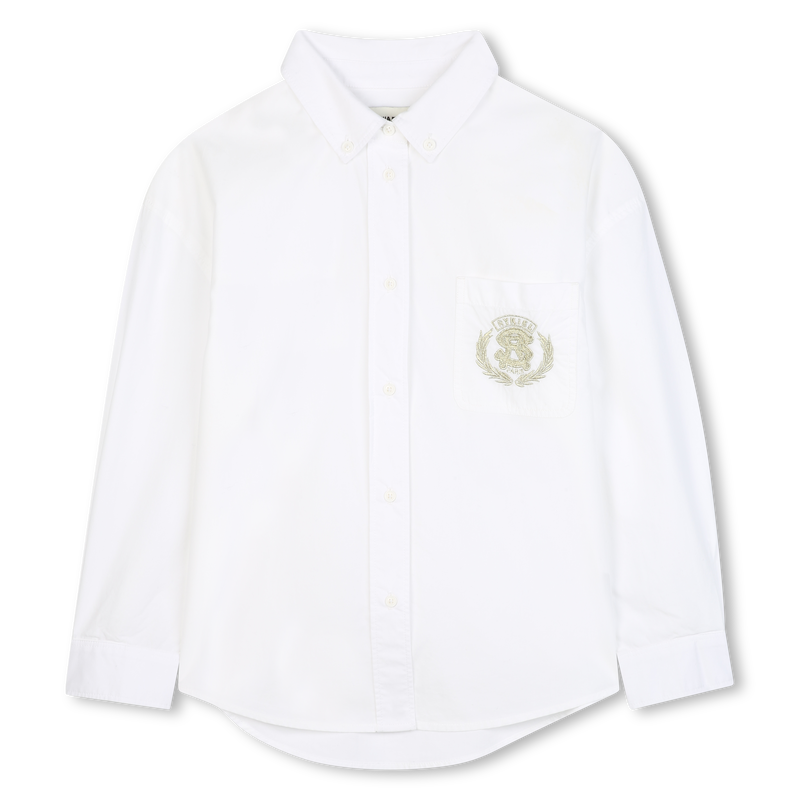 Camisa de popelina de algod&oacute;n SONIA RYKIEL 
                        NI&Ntilde;A