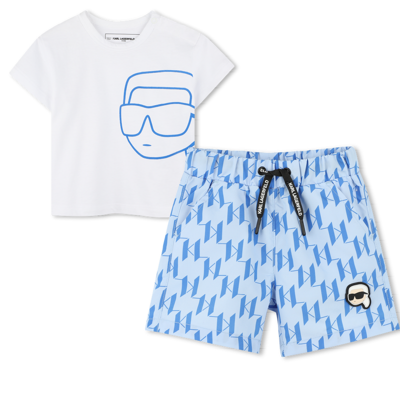 Conjunto pantal&oacute;n y camiseta KARL LAGERFELD KIDS 
                        NI&Ntilde;O