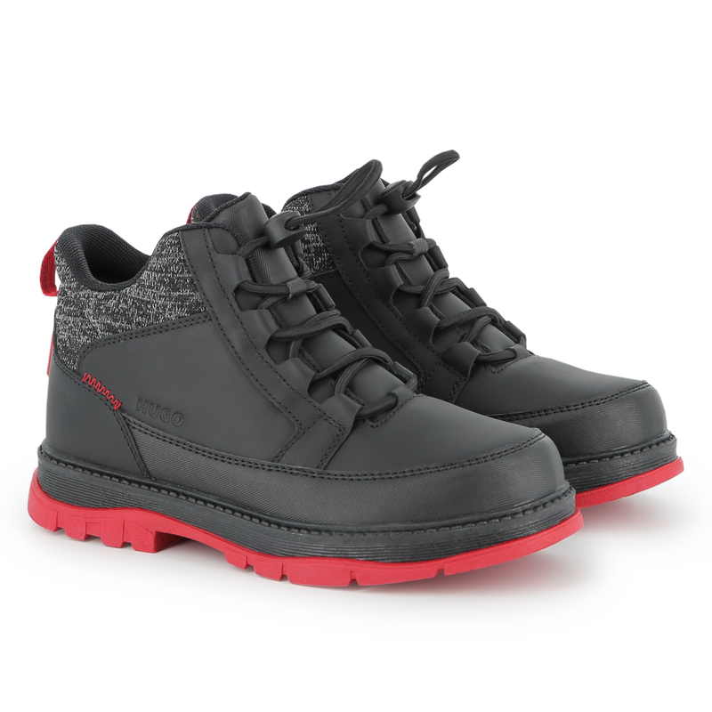 Botines con cordones HUGO 
                        NIÑO