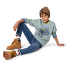 Sombrero de punto con logo TIMBERLAND 
                    NI&Ntilde;O