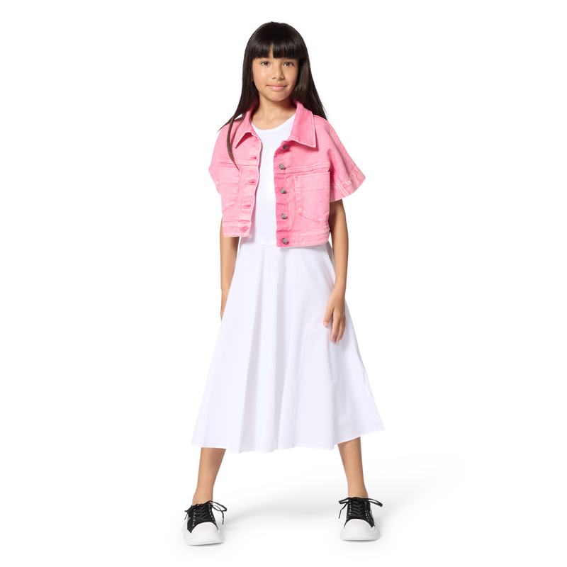 VESTIDO DE TIRANTES DKNY 
                        NI&Ntilde;A