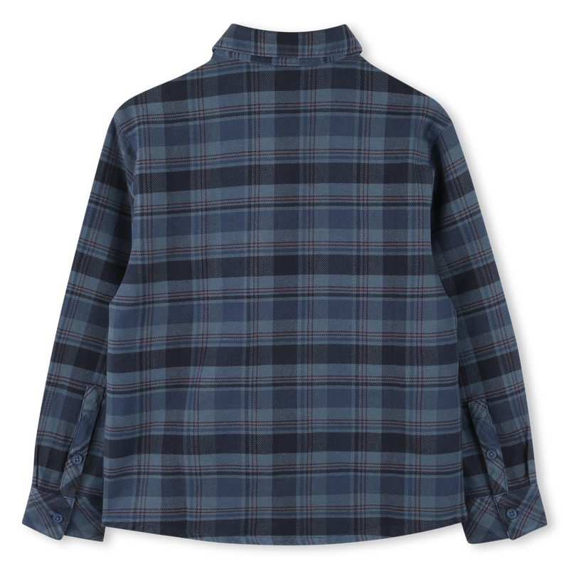 Camisa de algod&oacute;n con cuadros TIMBERLAND 
                        NI&Ntilde;O