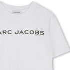 Camiseta de algod&oacute;n con estr&aacute;s MARC JACOBS 
                    NI&Ntilde;A