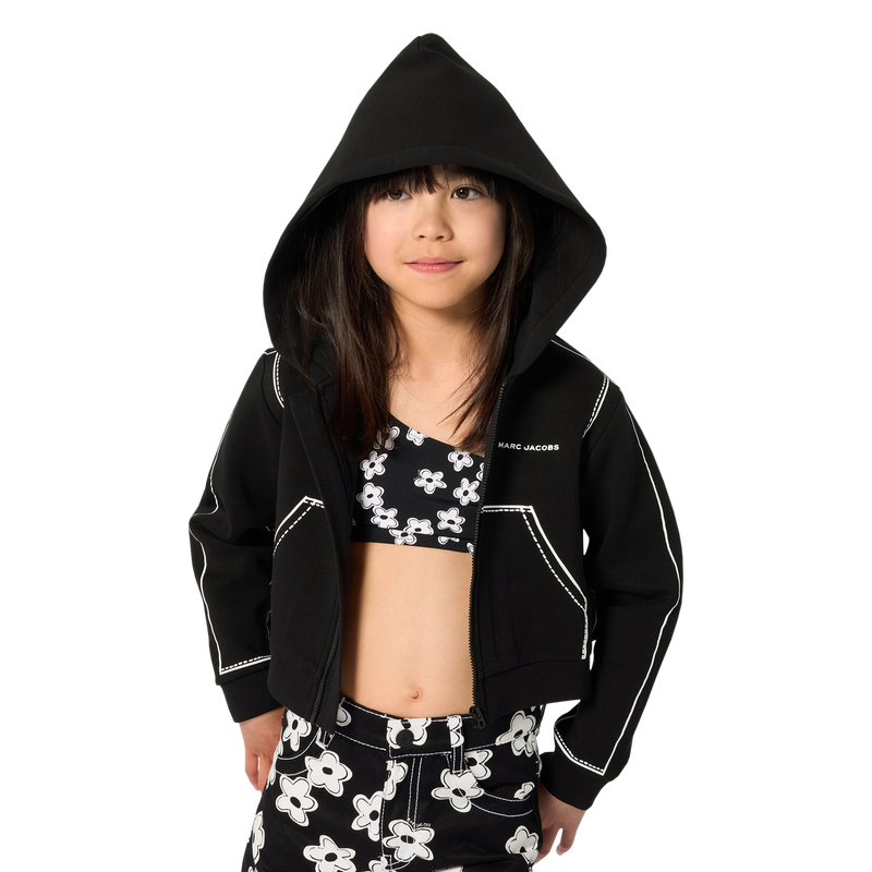 CHAQUETA CON CAPUCHA MARC JACOBS 
                        NI&Ntilde;A