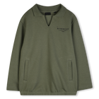 Sudadera fleece, KAKI, hi-res