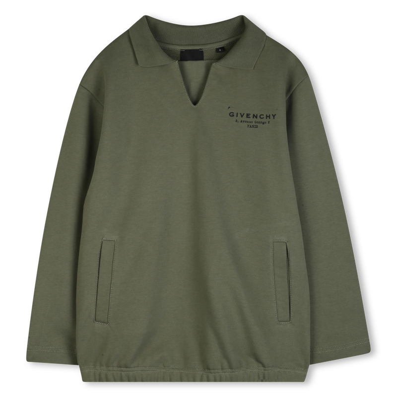 SUDADERA FLEECE GIVENCHY 
                        NI&Ntilde;O