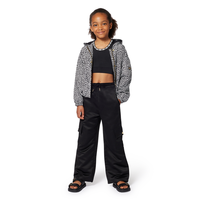 Pantal&oacute;n sat&eacute;n multibolsillos MICHAEL KORS 
                        NI&Ntilde;A